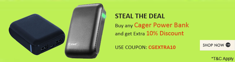 Offer for 10% Off on Cager Powerbanks