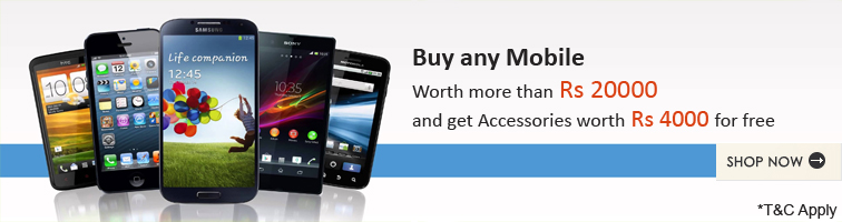Offer for Free Mobile Accessories worth Rs.4000