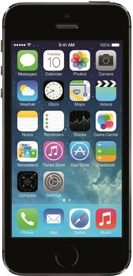 Apple - iPhone 5S (Space Grey, with 64 GB)